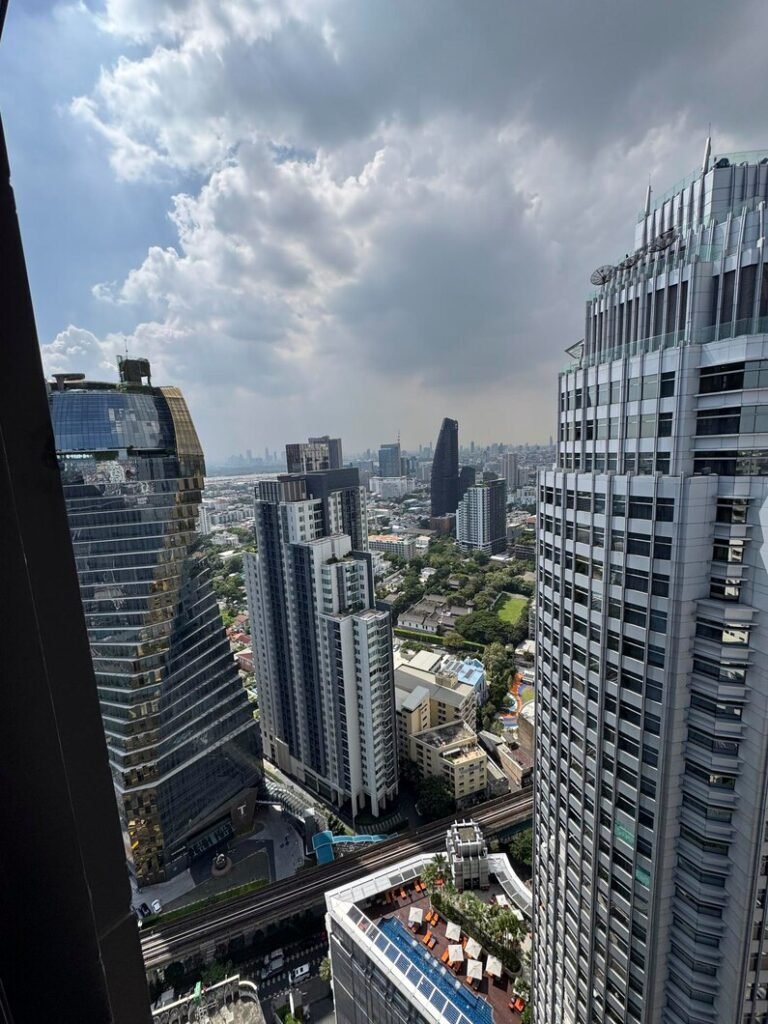 Modern skyscrapers in Thailand city skyline during daytime
